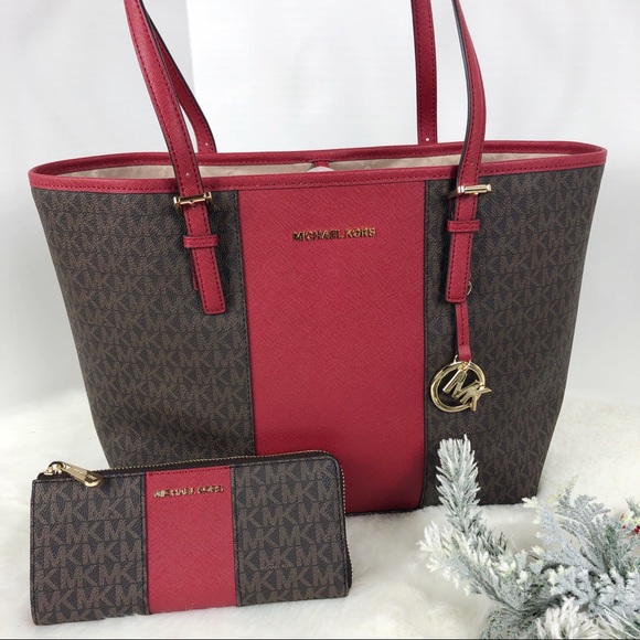 Stripe Carryall Tote Wallet | Poshmark
